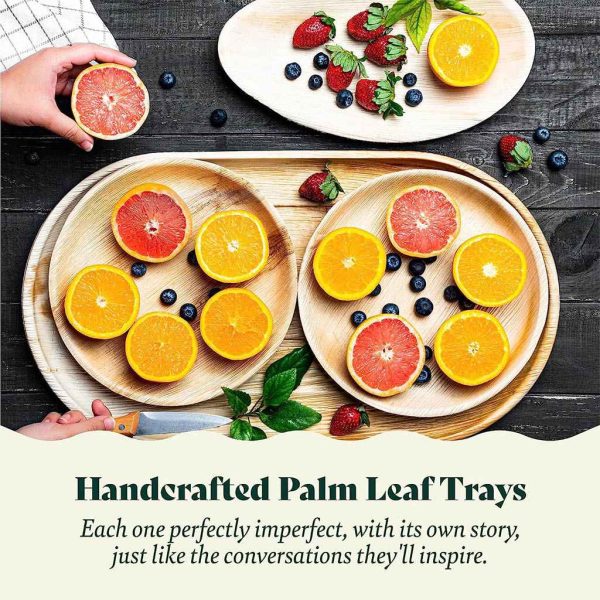 Areca Palm Leaf Trays - Image 2
