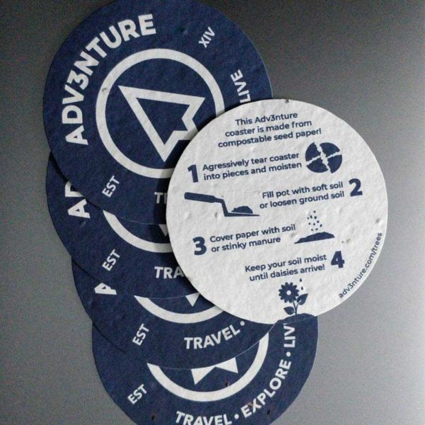 Seed Paper Coasters - Image 2
