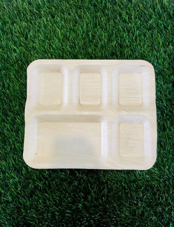 5 Compt Compartment Meal Plates - Image 2